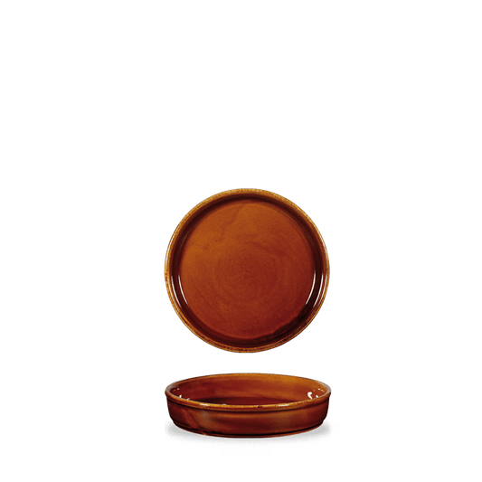 Rustics Brown Mezze Dish 4.4" Box of 6 (3-5 Working Days Delivery)