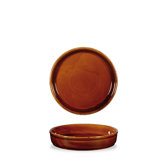 Rustics Brown Mezze Dish 17Cm Box of 6 (3-5 Working Days Delivery)