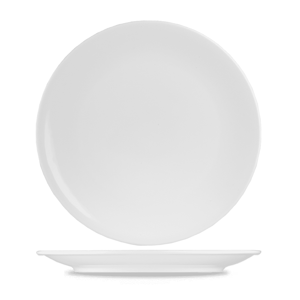 Menu Porcelain Coupe Plate 27Cm Box 6