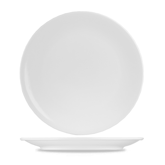 Menu Porcelain Coupe Plate 27Cm Box of 6 (3-5 Working Days Delivery)