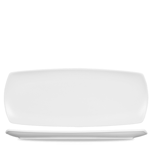 Menu Porcelain Flat Rectangle Plate 14X5 1/2" Box of 6 (3-5 Working Days Delivery)