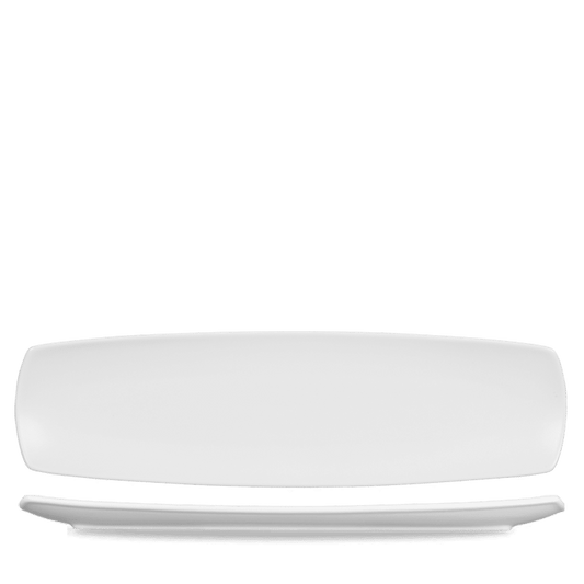 Menu Porcelain Flat Rectangle Plate 14X4" Box of 6 (3-5 Working Days Delivery)