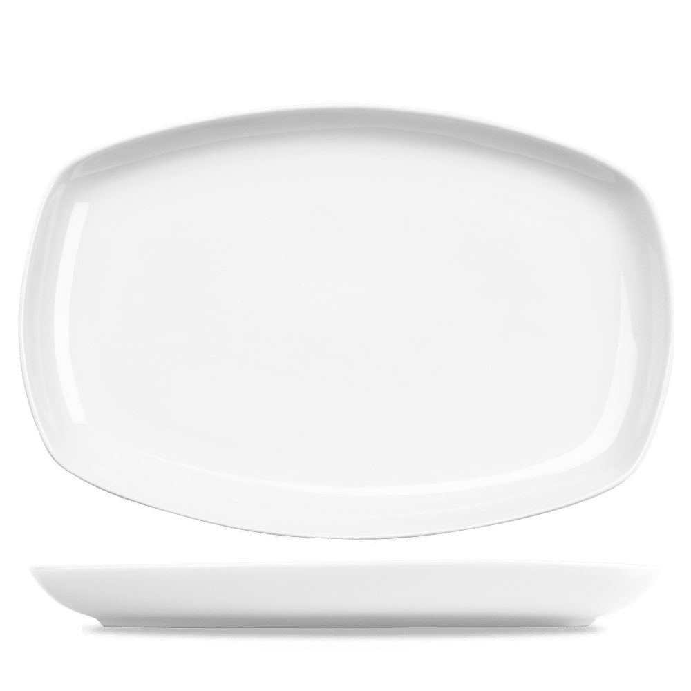 Menu Porcelain  Rectangle Plate 9.25" Box 6