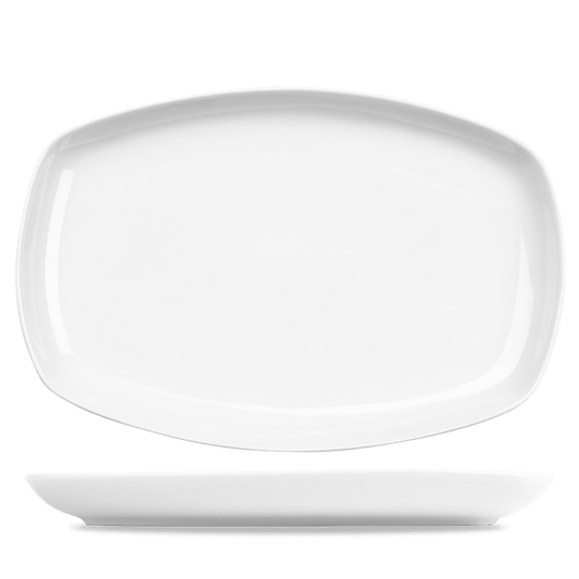Menu Porcelain Rectangle Plate 9.25" Box of 6 (3-5 Working Days Delivery)