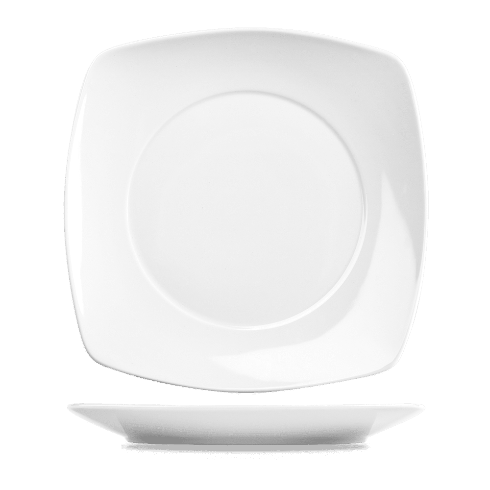 Menu Porcelain  Square Plate 30Cm Box 6