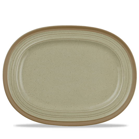 Igneous Oval Plate 35.5X26.5Cm Box of 6 (3-5 Working Days Delivery)