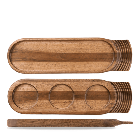 Wood Board 48X14Cm Box of 4 (3-5 Working Days Delivery)