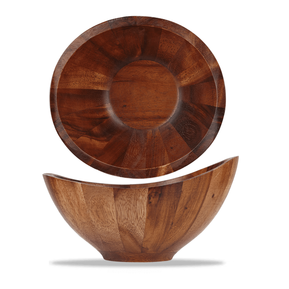 Wood  Lrg Moonstone Bowl 23.5X22X12.5Cm Box 4