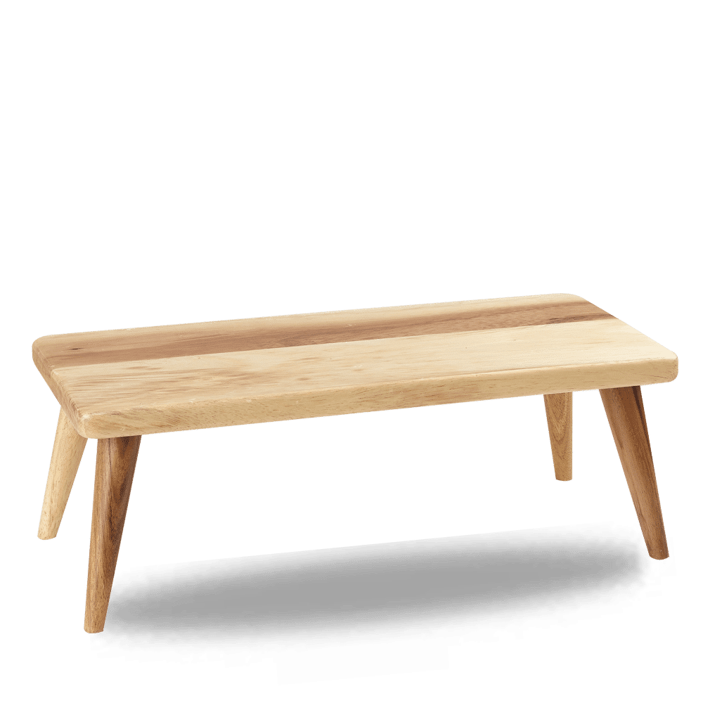 Wood Rectangular Large Stand 16 3/4X7 1/4X6 1/4" Box 2