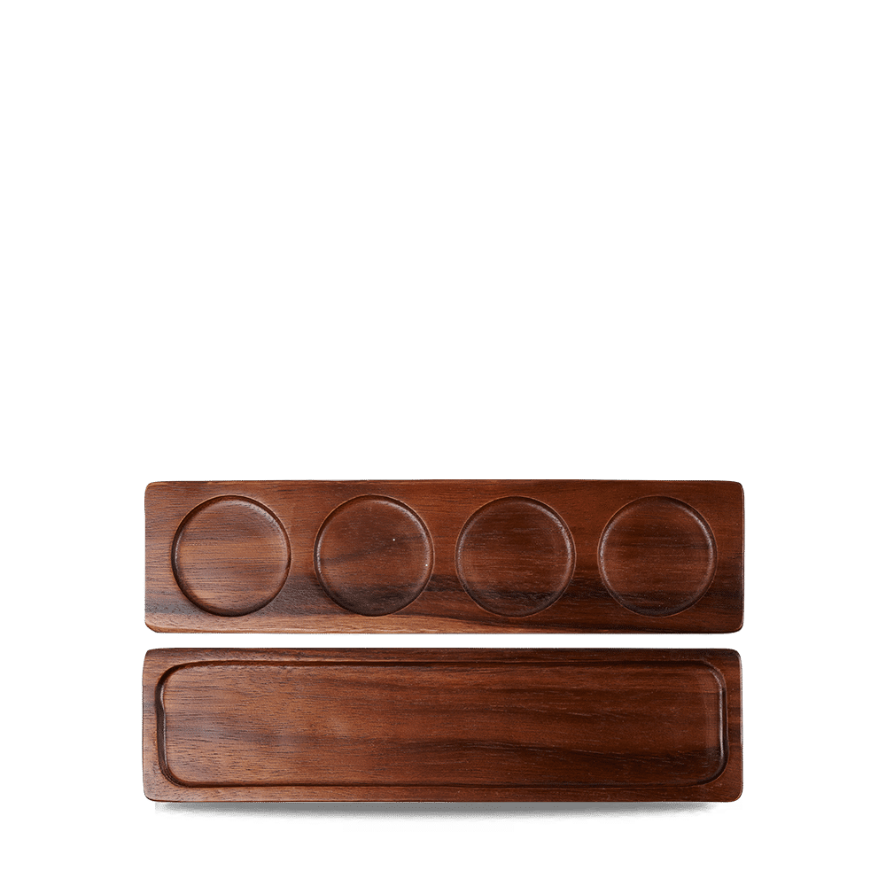 Wood Rectangular Medium Deli Board  Box 4
