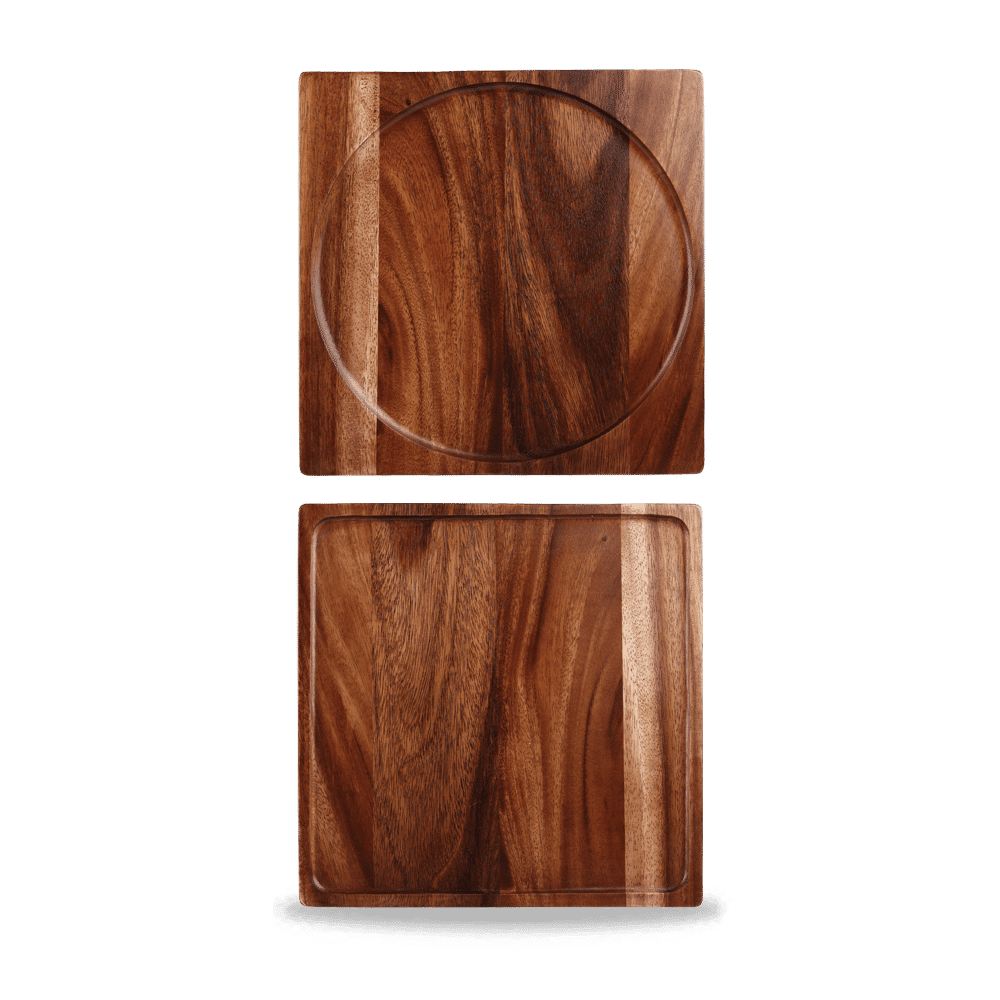 Wood Square Presentation Board 12" Box 4