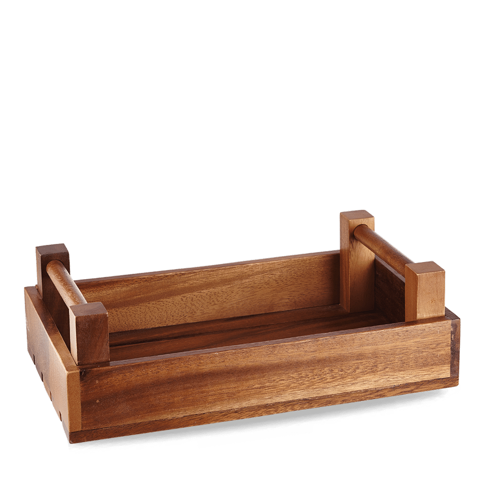 Wood  Rect Crate 13X7 7/8X3 7/8" Box 4