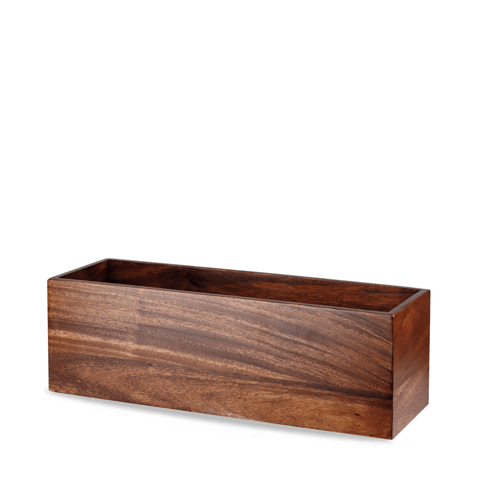Wood  Rect Buffet Riser 18 1/8X5 7/8" Box 2