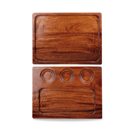 Wood Square Wooden Deli Board 13"X9.6" Box of 4 (3-5 Working Days Delivery)