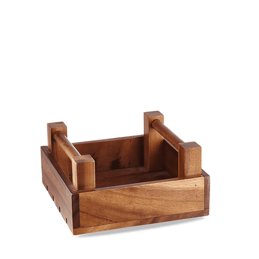 Wood Sq Crate 7 7/8X7 7/8X3 7/8" Box of 4 (3-5 Working Days Delivery)
