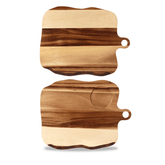 Wood Square Organic Paddle Board 35Cm Box of 4 (3-5 Working Days Delivery)