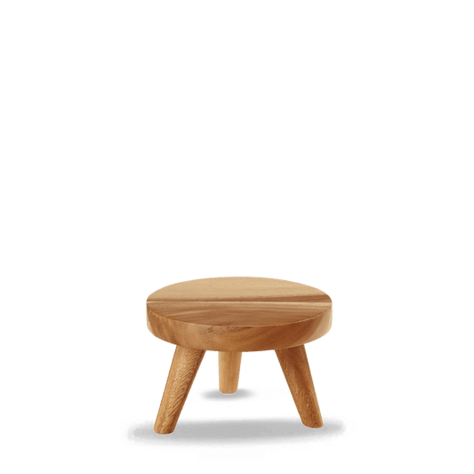 Wood Round Small Stand Box of 4 (3-5 Working Days Delivery)