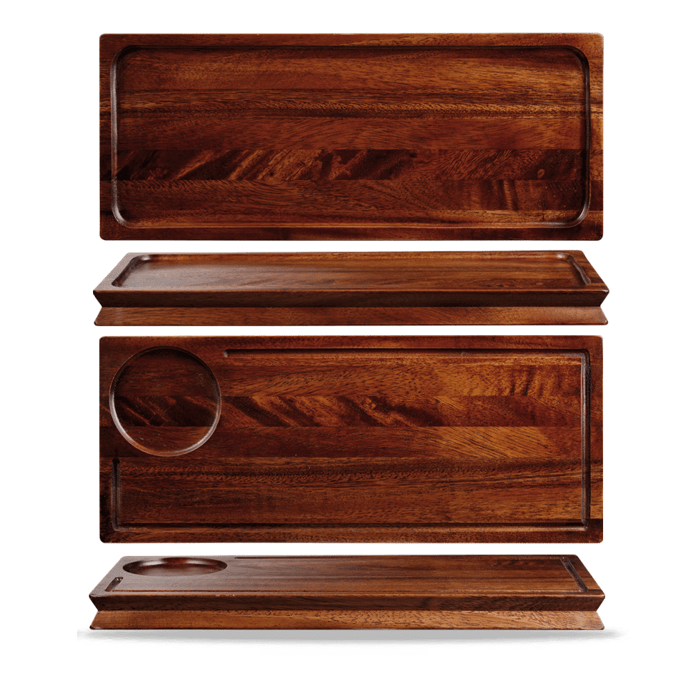 Wood  Large Deli Board 40 X 16.5Cm Box 4