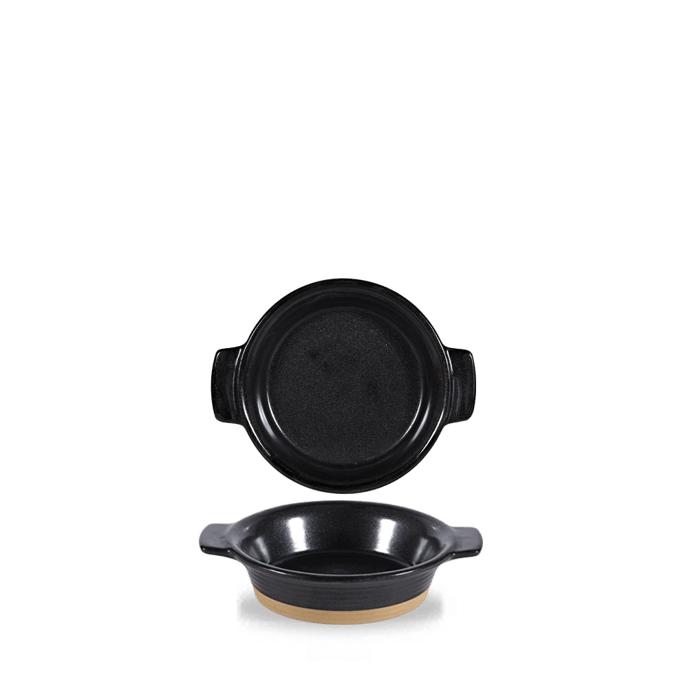 Igneous Black  Individual Dish 5.5" Box 6