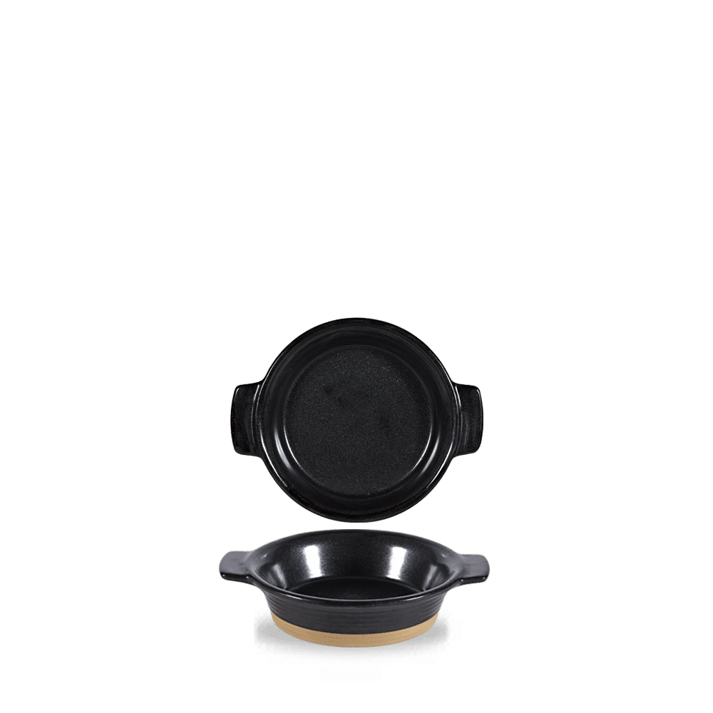 Igneous Black  Individual Dish 6.6Oz Box 6