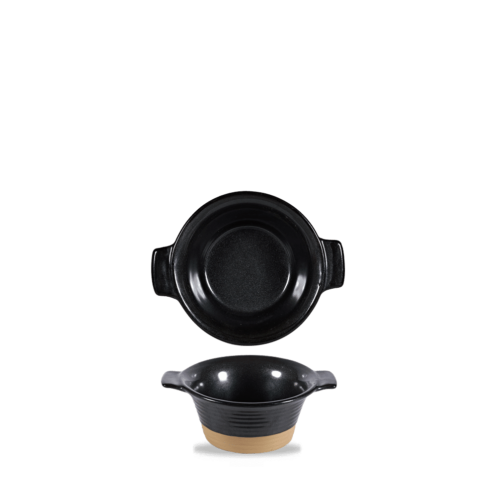 Igneous Black  Small Pie Dish 5.5" Box 6