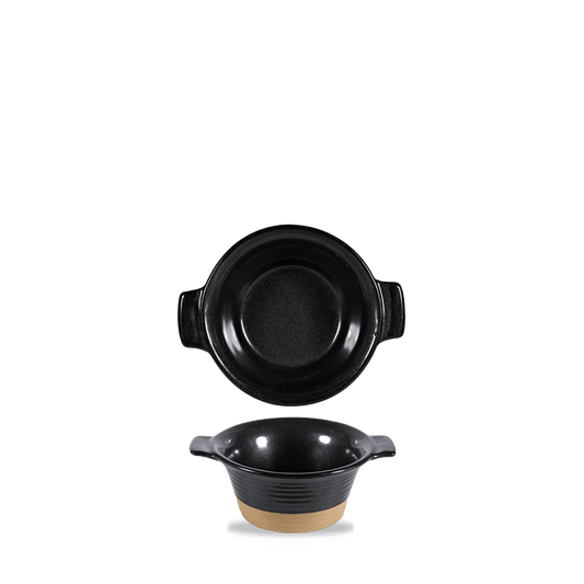 Igneous Black Small Pie Dish 5.5" Box of 6 (3-5 Working Days Delivery)