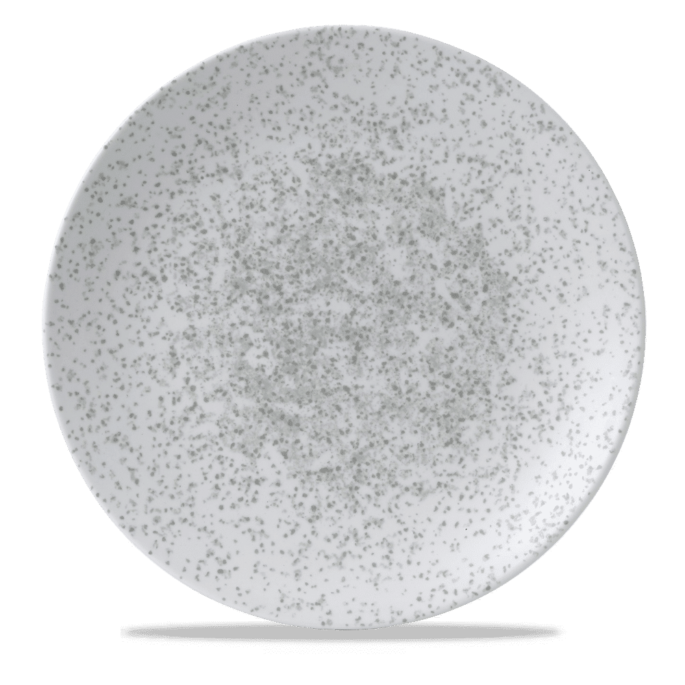 Menu Shades Caldera Chalk White Coupe Plate 11 3/8" Box 6