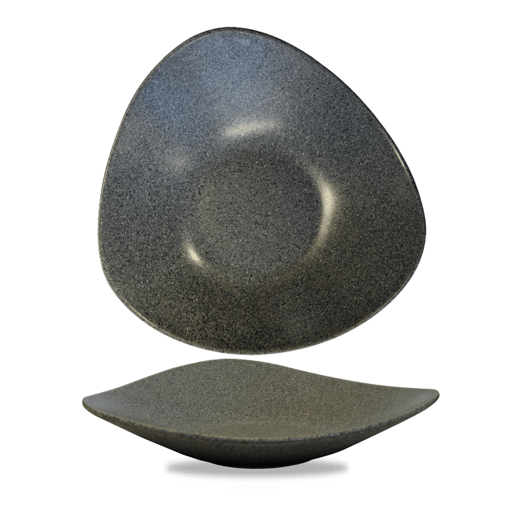 Plastic  Granite Lotus Melamine Dish 14" Box 4