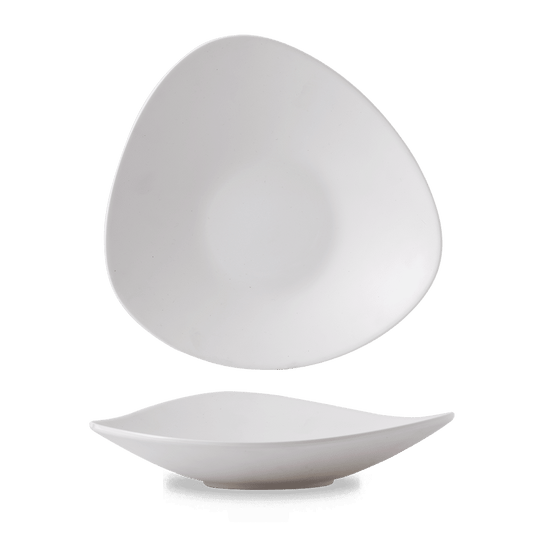 Plastic White Lotus Melamine Dish 14" Box of 4 (3-5 Working Days Delivery)