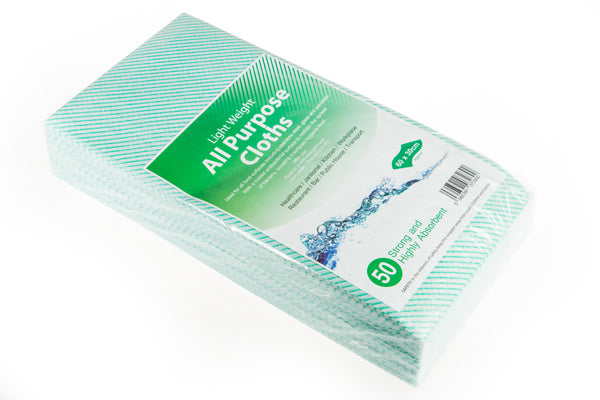 Jay Cloths Green Striped Pack of 50