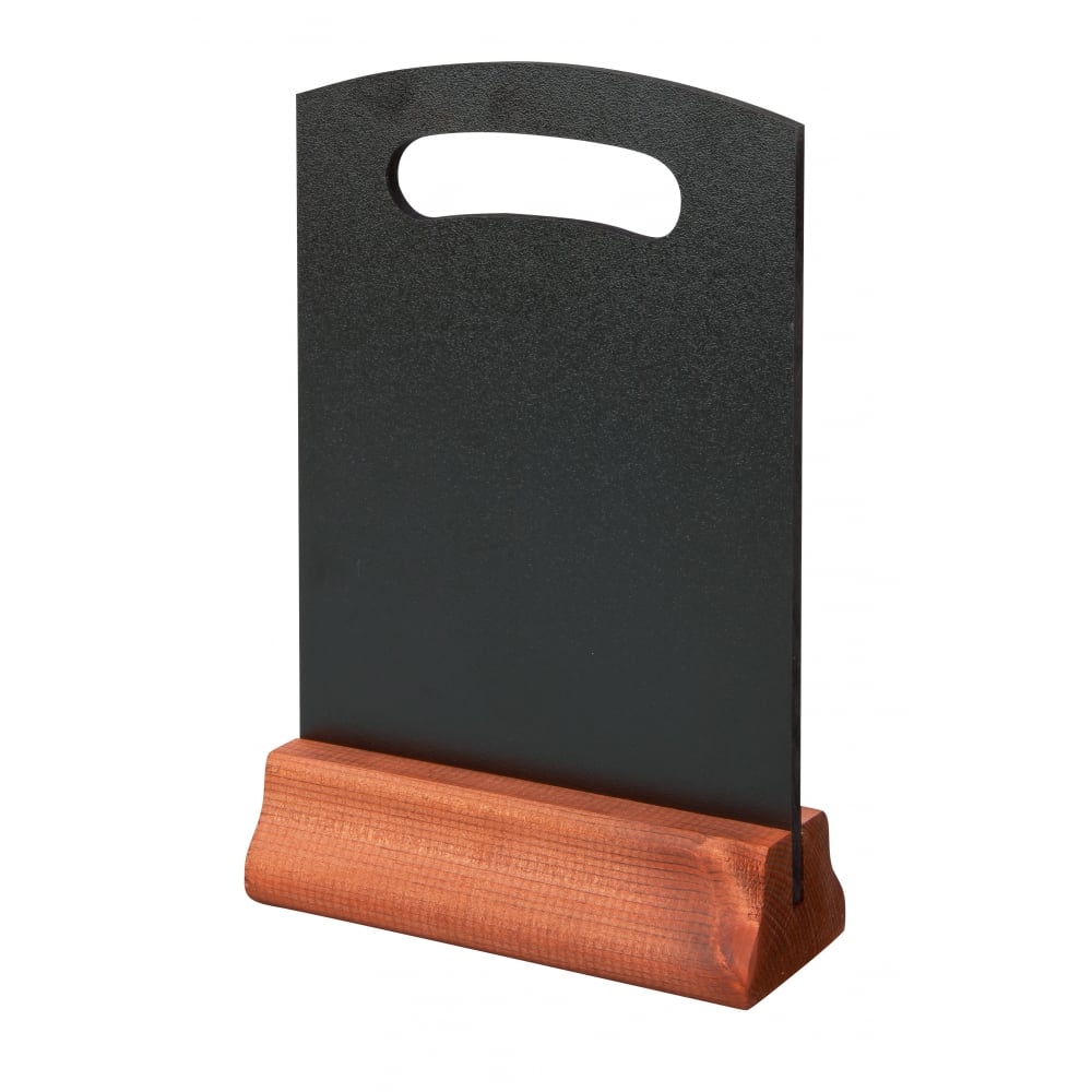 Hand Held Menu Board A5 - Dimensions: 15.1cm(L) x 5.4cm(W) x 23.5cm(H)