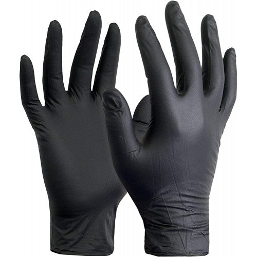 Black Nitrile Powder Free Gloves GL897 1000 Pack
