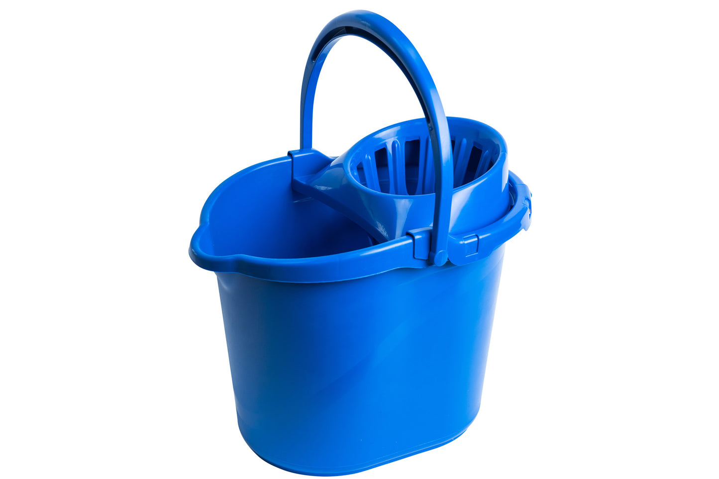 Mop Bucket & Wringer Blue 15Ltr