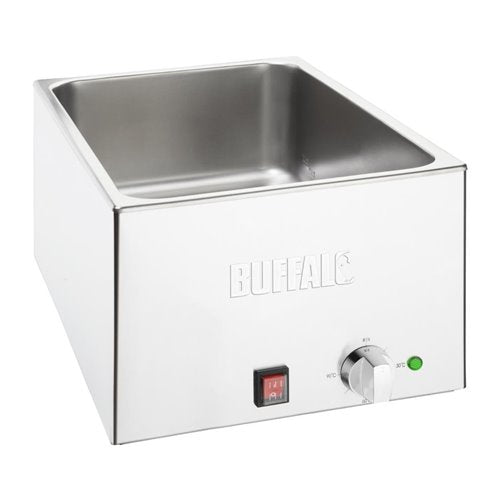 Buffalo Bain Marie 1.2kW Wet Heat. Capacity: 1x GN 1/1