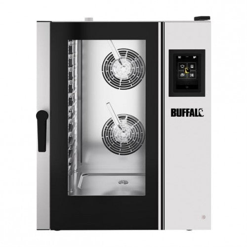 Buffalo Smart Touchscreen Combi Oven 11 x GN 1/1 w/stand Hood & Installation Kit