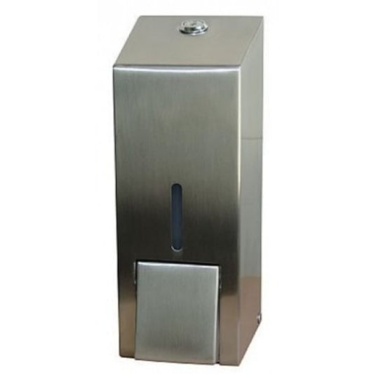 Brushed Stainless Steel Refillable 800ml Soap Dispenser- Refil (DET-PPHS) & (DET-CAB)