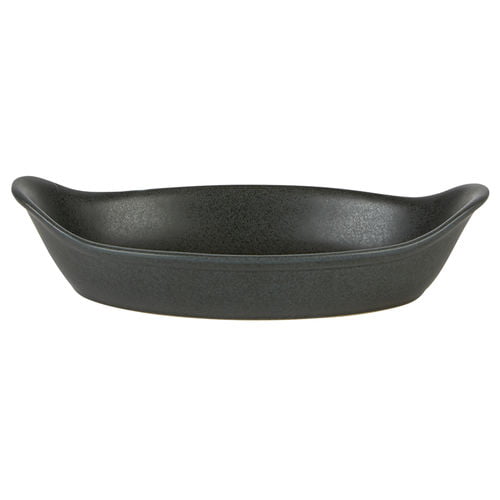 Rustico Carbon Oval Eared Dish 25cm Box of 12