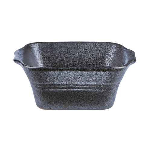 Cast Iron Effect Square Bowl 14.3 x 12.5 x 5.6cm Pack of 12