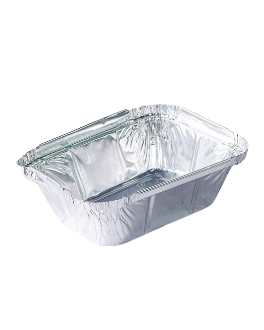Foil Container No1 (125x95x40mm/4.9x3.7x1.6") Pack of 1000