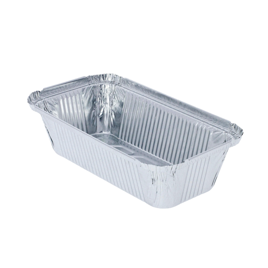 Foil Container No6A (195x100x55mm/7.7x3.9x2.2") Pack of 500