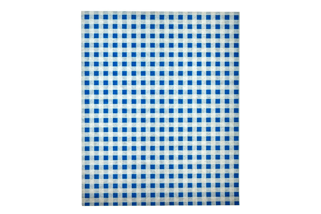 Greaseproof Paper Blue Gingham 20cm x 25cm Pack of 1000