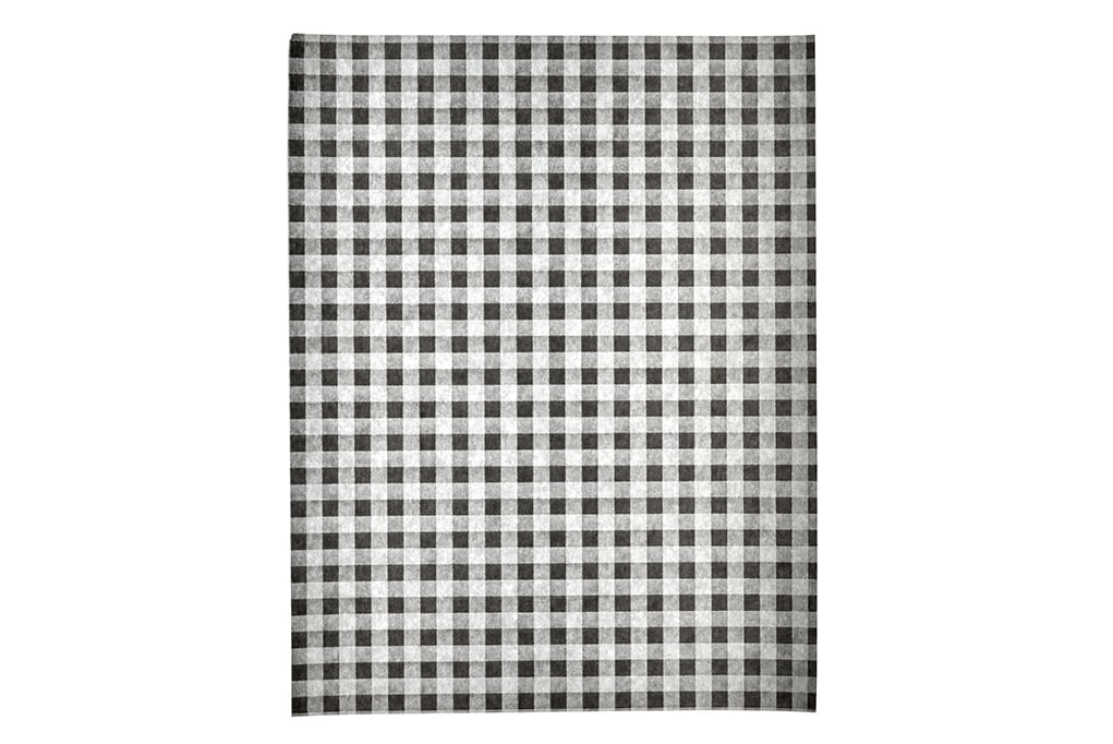 Greaseproof Paper Black Gingham 20cm x 25cm  Pack of 1000