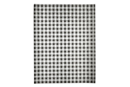 Greaseproof Paper Black Gingham 20cm x 25cm  Pack of 1000