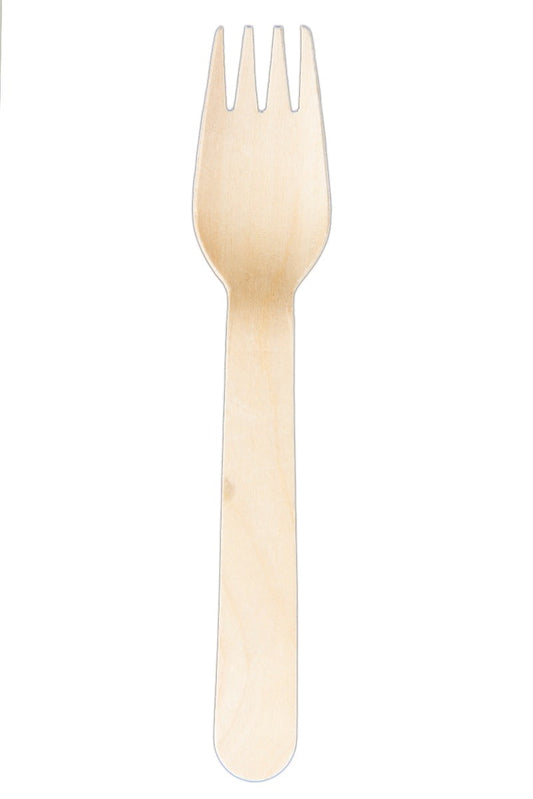 Biodegradable Wooden Fork Case of 1000