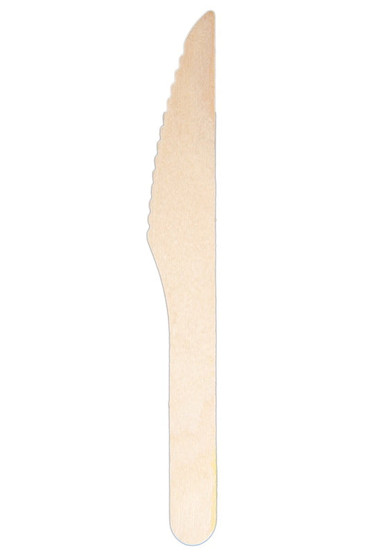 Biodegradable Wooden Knife Case of 1000 (LxWxH) 167 x 20 x 2mm