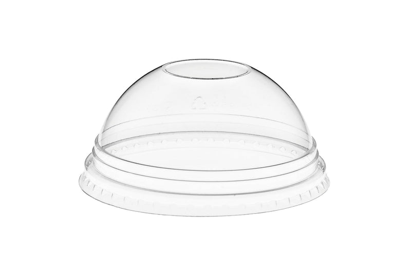 Dome Lid for Smoothie Cup PET (91mm/to fit 10-16oz) Clear Pack of 1000