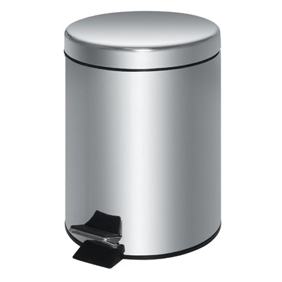 Bolero Pedal Bin Stainless Steel 20Ltr: 448(H)x293(Ø)mm