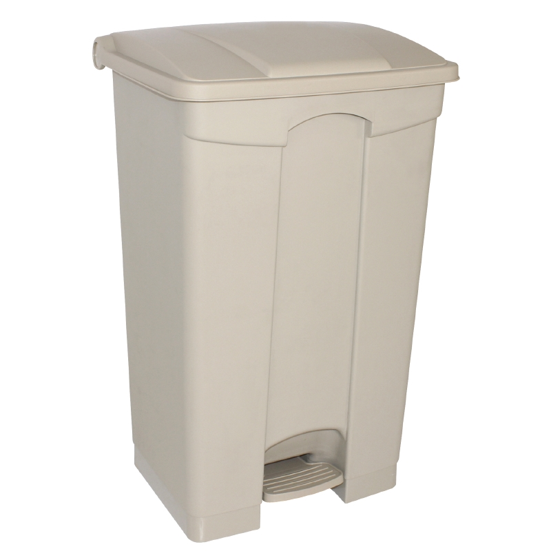 Jantex Kitchen Pedal Bin Beige 65Ltr