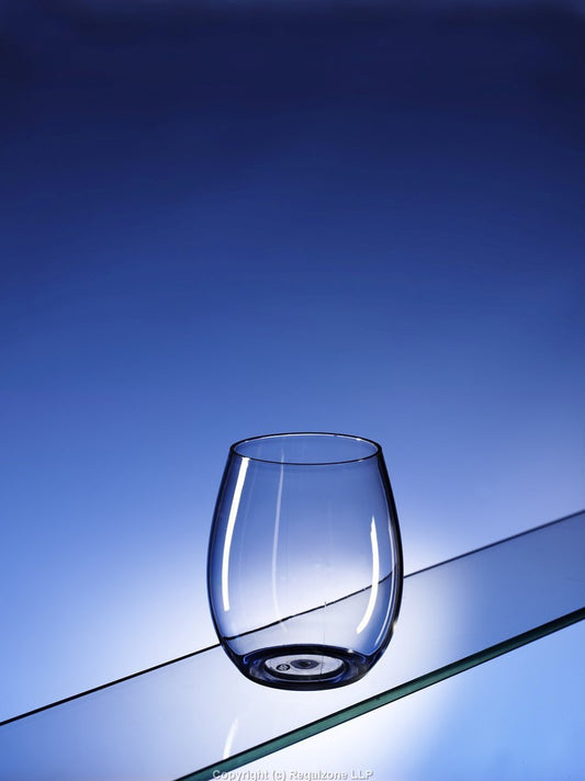 Blow Moulded Stemless Glass for Water, Wine and Gin 12oz 390ml Box of 48 (Contract Product)