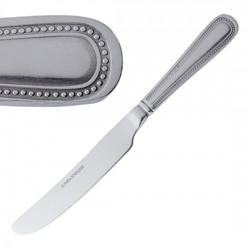 Olympia Bead Solid Handle Table Knife (12 Pack)